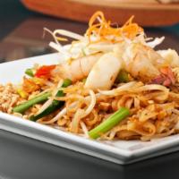 Pad Thai · Choose the protein stir fry with pad thai noodles, eggs and assorted vegetables. Serve with ...