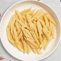 Your Own Penne · Fresh penne pasta cooked with your choice of sauce and toppings.
