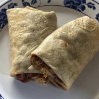 Beans&Cheese Burrito · Made with Beans and cheese