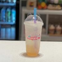 The Orange Scarface · Rich Hand Crafted Vanilla Italian Soda combined with orange juicy poppers to create the perf...