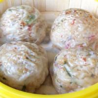 Sticky Rice Ball (12) · Contains: shellfish, wheat, soy. Sticky rice ball contains sticky rice, BBQ pork, chinese sa...