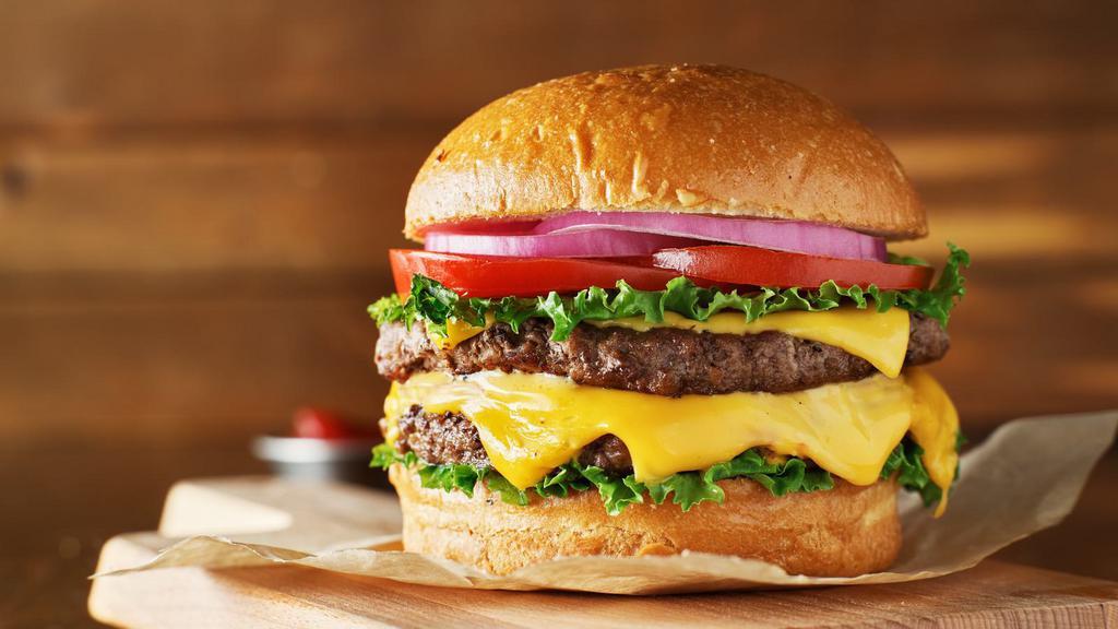 Exotic Double Cheeseburger · Sizzling burger served with... Double the meat & Double the cheese!
