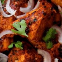 Tandoori Bites · Gluten free. Marinated and grilled in the tandoor oven.