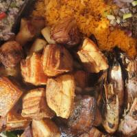 Bilao 4 (8-10 People) · Select 6 Main Dish, with 4 sides and a choice of Rice. It comes with Lumpia and karioka  for...