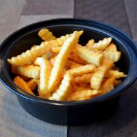 Crinkle Cut Fries · 8 ounce side.