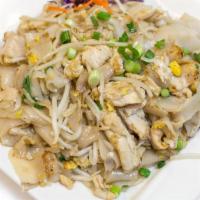 Chiang-Mai Noodles · Pan-fried flat rice noodle with egg, green onions, and bean sprouts.