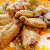 Salt & Pepper Chicken Wings · Perfectly crisp salt & pepper chicken wings