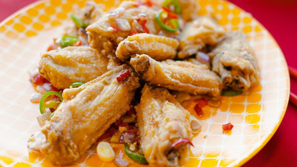 Salt & Pepper Chicken Wings · Perfectly crisp salt & pepper chicken wings