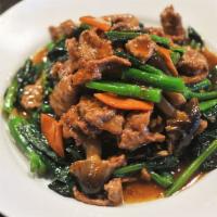 Chinese Broccoli and Steak · 