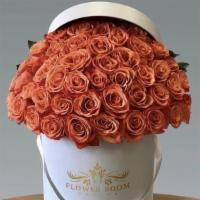 FbD Signature Orange Roses · Orange roses indicate enthusiasm and passion, making them a creative substitute for the typi...