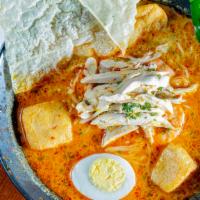 8. House Special Curry Laksa Soup · Hot. Malaysia style, coconut curry broth, shrimp, chicken, cooked egg, tofu, bean sprouts, c...