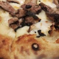 Mushroom Pizza · fontina, taleggio cheese, thyme