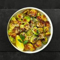 Brussells Sprout Bros. · Side of roasted brussell sprouts