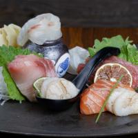 Sashimi Moriawase 12pc · Chef's selected premium fish.