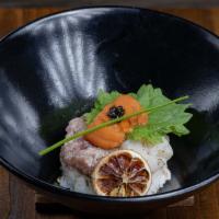 Uni-Toro Don · Sea urchin, fatty tuna.