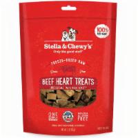 S&C Beef Heart Freeze Dried Dog Treat 3 Oz · One simple ingredient: 100% pure freeze-dried raw beef heart. Made in the USA. A natural, he...