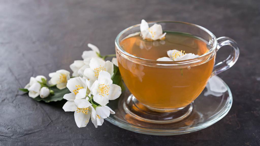 Jasmine Green Tea · A fresh tea made by infusing green tea leaves with jasmine flowers.