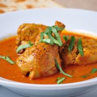 Chicken Curry · Chicken cooked in a traditional blend of curry spices.