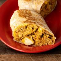 Chorizo Burrito · Spicy Chorizo, egg, country potatoes & cheese.All burritos include one sauce on the side (Or...