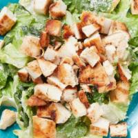 MMG Caesar Salad · Gluten free. Chicken or steak, Parmesan cheese, and zero carb Caesar dressing over romaine l...