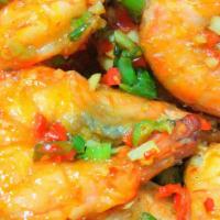 Salt & Pepper Shrimp 椒盐虾 · Salt and pepper shrimp 椒盐虾