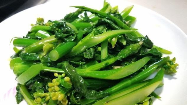 Chinese Broccoli in Southern Style · 糖酒生炒芥兰