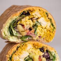 Classic Wrap · Back to the basics. Ingredients: fresh spinach leaves, mixed greens, cucumber, beets, red ca...