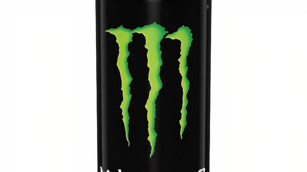 Monster, Energy Drink · Monster is the ideal combo of the right ingredients in the right proportion to deliver the big bad buzz that only Monster can.