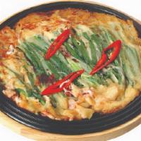 Hae Mul Pa Jun · 해물파전-Seafood Pancake w/ Green Onion