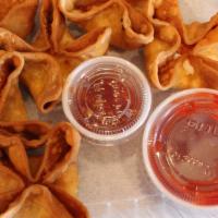 Crab & Cream Cheese Wonton  (6 Pcs) · Wontons filled with crab and cream cheese for a crispy outside but creamy inside!