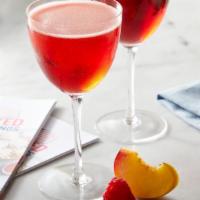 Raspberry Peach Mimosamania Mix · Enough for two champagne flutes. 
A good alternative source of vitamin C. Mixing instruction...