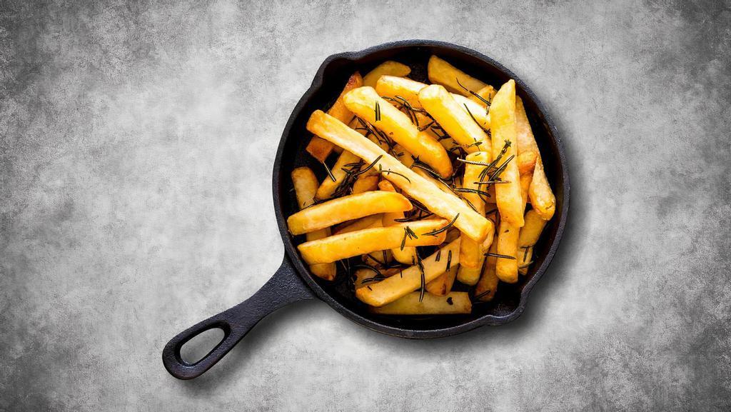 Fries  · Classic hand cut potatoes, fried till golden & crisp