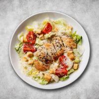 Classic Chicken Caesar Salad · Classic salad prepared with chicken, lettuce, croutons and fresh parmesan cheese.