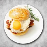 Humpty Dumpty Burger · 1/3 lb. patty made to order with lettuce, red onion, tomatoes, American cheese, egg, mayo, k...