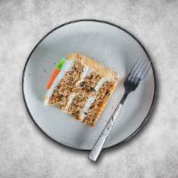 Cherish Carrot Cake · Its a sweet and moist spice cake, full of cut carrots and toasted nuts, and covered in cream...