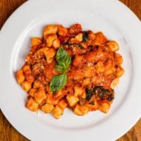 Gnocchi alla Sorrentina · Gnocchi with Tomato, Mozzarella and Basil