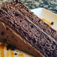 Chocolate Mousse Cake (Slice) · Decadent Delicious Choclate Mousse