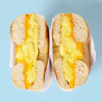 Bagel Egg & Cheese · Your choice of bagel with scrambled eggs and cheese.