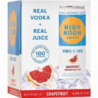 High Noon Hard Seltzer Grapefruit Flavored · 4 pkc - 355 ml.

High Noon