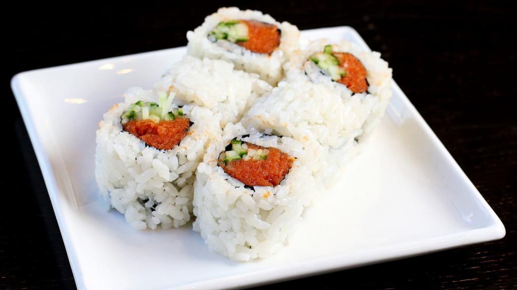 Spicy Tuna Roll · With cucumber.