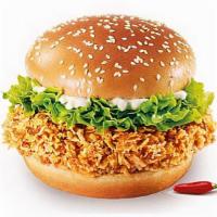 Spicy Crispy Chicken Sandwich Meal · Includes one side.
