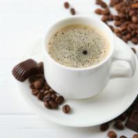 Cappuccino · Bold espresso mixed with a small amount of milk and thick foam.