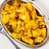 Aloo Gobhi Masala · Cauliflower and Potato with Herbs and Spices.