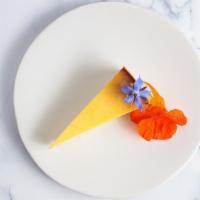 New York Cheesecake · The classic cheesecake with just a hint of lemon. No Crust.