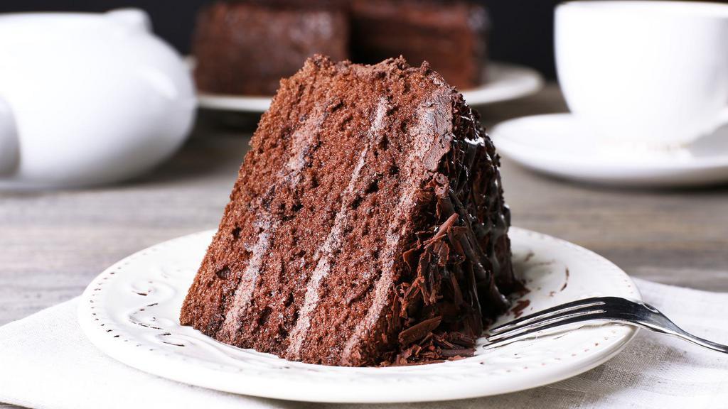 Chocolate Cake · Traditional chocolate cake with sweet chocolate frosting.