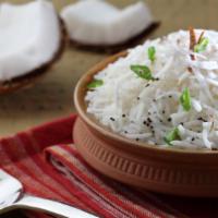 Coconut Rice · coconut rice, all you do is add rice, coconut milk, water, salt and sugar to a pot and bring...
