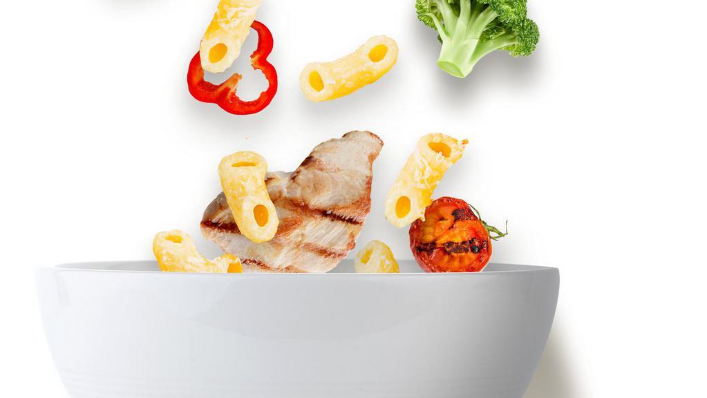 Build Your Own Bowl · Mix and match all the add ins and sauces to create a bowl that's perfect for you!