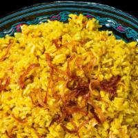 ZU0. Home Style Fried Rice · Jasmine or brown rice with onions, yellow beans, turmeric, fried onions, and egg. Vegan opti...