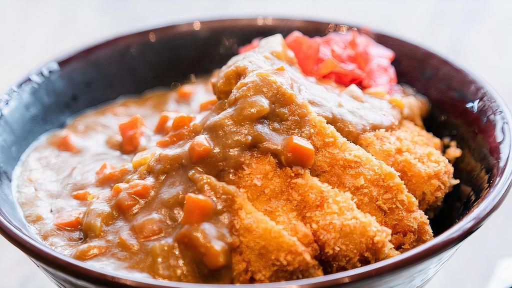Curry Tonkatsu · Fried Premium Pork or Chicken with House Special Curry Sauce (Rice or Udon)