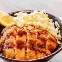 Sauce Tonkatsu · Fried Premium Pork or Chicken with House Sauce (Rice or Udon)